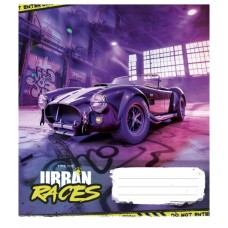 Зошит Школярик Time the urban races 36 аркушів лінія (036-3439L)
