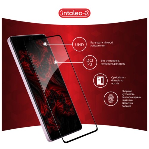 Скло захисне Intaleo Full Glue Xiaomi Redmi Note 12 Pro/12 Pro Plus Black (1283126549427)