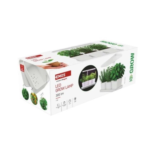 Настільна лампа EMOS LED лампа для рослин 7 W з таймером (Z7904)