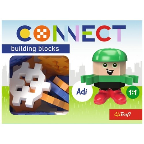 Конструктор Trefl Connect з ігровою фігуркою Adi 35 деталей (5900511619812)