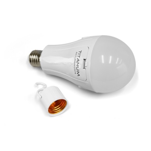 Лампочка TITANUM акумуляторна A80 12W E27 4000K 230V (TL-EMA80-12274)