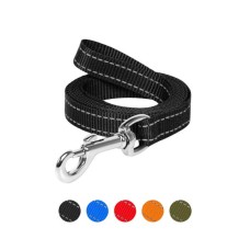 Повідець для собак Dog Extreme з нейлону Ш 14 мм Д 150 см чорний (04591)