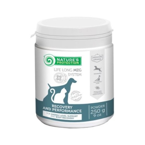 Пробіотична добавка для тварин Nature's Protection Recovery & Performance для котів і собак 250 г (CAN63553)