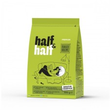 Сухий корм для кішок Half&Half із чутливим травленням з індичкою 300 г (4820261920949)