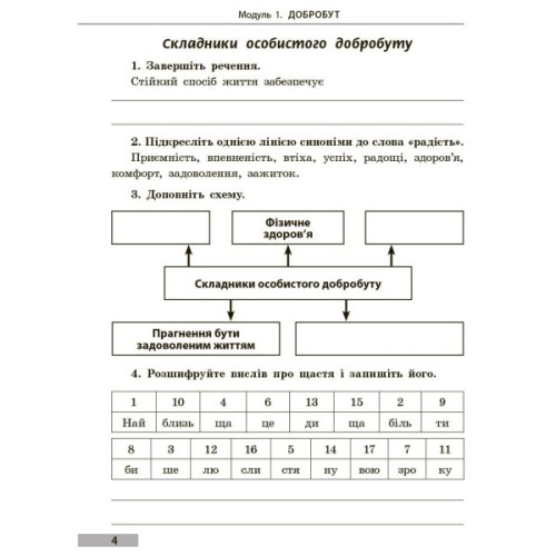Робочий зошит Здоровя, безпека та добробут. Для 5 класу закладів загальної середньої освіти - О.В. Тагліна Ранок (9786170979803)
