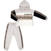 Спортивний костюм дитячий Breeze "ALWAYS AWESOME" (16061-140G-beige)