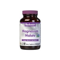 Мінерали Bluebonnet Nutrition Магній малат, Magnesium Malate, 90 вегетаріанських капсул (BLB0752)