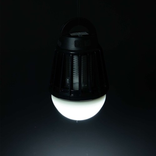 Ліхтар Bo-Camp + знищувач комах Atom WP Rechargable 180 Lumen Black (5818804) (DAS303870)