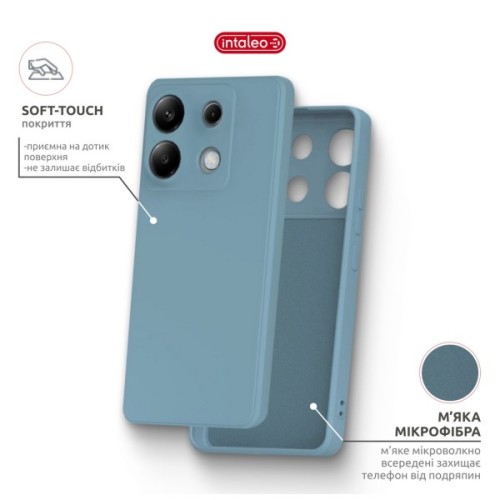 Чохол до мобільного телефона Intaleo SoftShell Xiaomi Redmi Note 13 Pro 4G Light Blue (1283126632471)