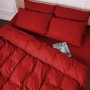 Постільна білизна MirSon 009 Red Фланель 2 x 160 x 220 Сімейний Євро (2200009651670)