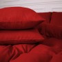 Постільна білизна MirSon 009 Red Фланель 2 x 160 x 220 Сімейний Євро (2200009651670)