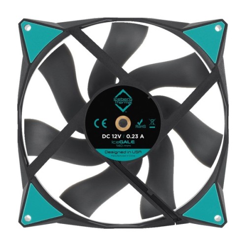 Кулер до корпусу Iceberg Group IceGALE 140mm Gray (ICEGALE14-B0A)