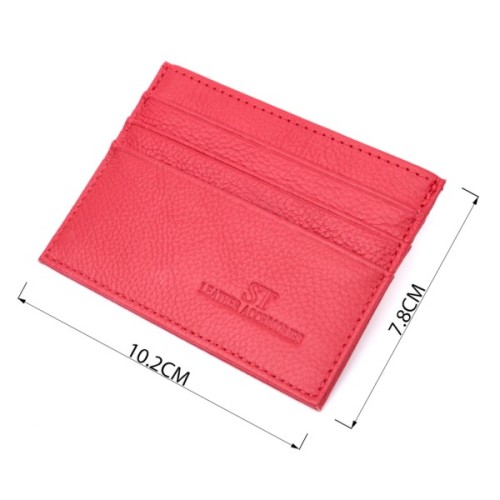 Гаманець ST Leather З натуральної шкіри Червоний (22545)