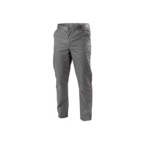 Штани робочі Hoegert FABIAN HT5K309-XL 65% поліестер/35% бавовна темно-сірі, XL (54) (HT5K309-XL)