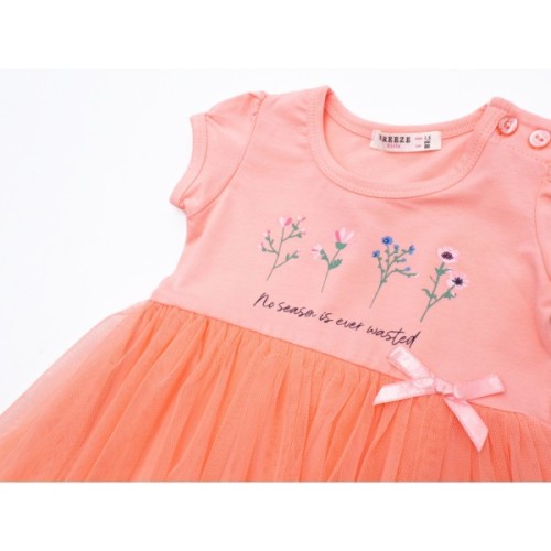 Плаття дитяче Breeze з квіточками (21624-98G-peach)