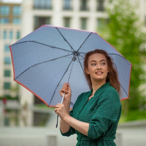 Парасоля Fulton L354-041154 Minilite-2 Houndstooth Red Border (L354-041154)