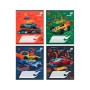 Зошит Kite Hot Wheels, 12 аркушів, коса лінія (HW26-235)