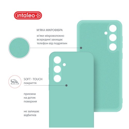 Чохол до мобільного телефона Intaleo Silicone Samsung Galaxy A55 Light Blue (1283126600272)