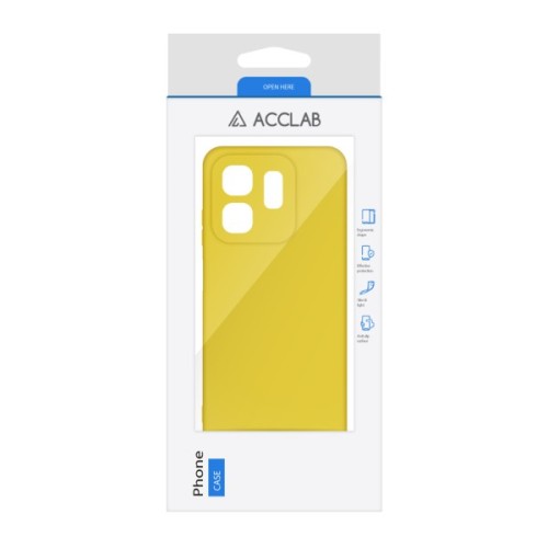 Чохол до мобільного телефона ACCLAB Silicone Infinix Hot 50i Yellow (1283126601255)