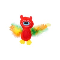 Іграшка для котів Hippie Pet Сова червона 10 см (HIPCT2304032R)