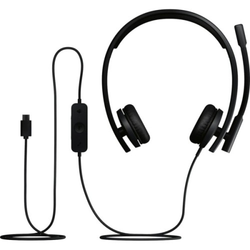 Навушники Logitech H570e Corded for Business Stereo Teams USB-C Black (981-001431)