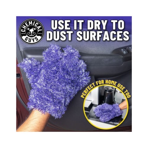 Автомобільна серветка Chemical Guys Purple 5-Finger Mitt (MIC511)