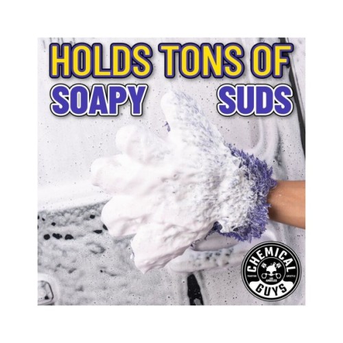 Автомобільна серветка Chemical Guys Purple 5-Finger Mitt (MIC511)