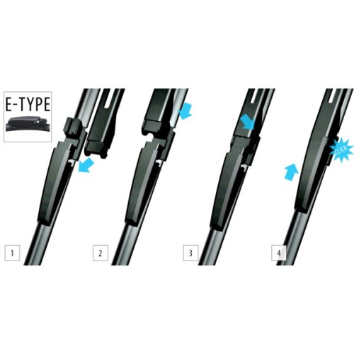 Щітка склоочисника OXIMO 600/575 мм (WE400425)