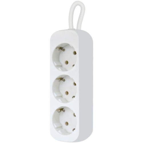 Мережевий подовжувач Defender E330 3.0 m 3 роз white (99222)