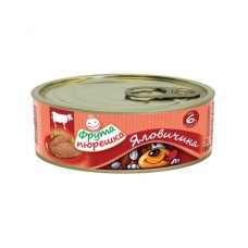 Дитяче пюре Фрута пюрешка з яловичини, 120 г (8595139773991)