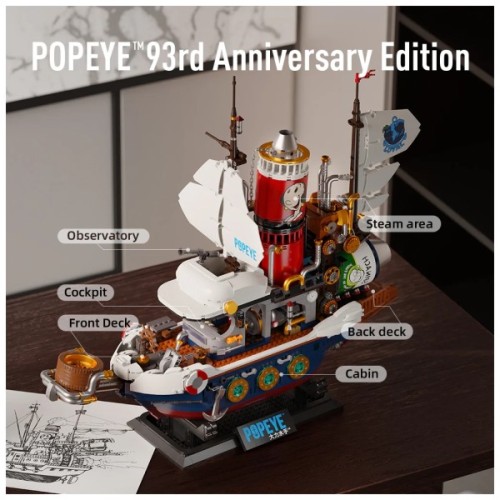 Конструктор Pantasy Popeye Пароплав у пошуках скарбів (86402)