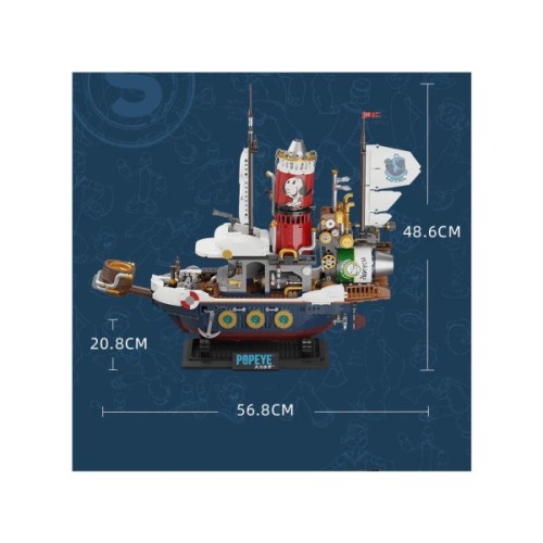 Конструктор Pantasy Popeye Пароплав у пошуках скарбів (86402)