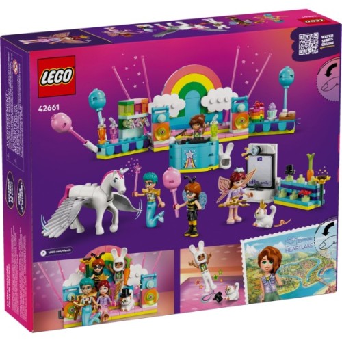 Конструктор LEGO Friends Костюмована вечірка з єдинорогом та феєю (42661)