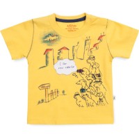 Футболка дитяча Aziz із собачками (16257-68B-yellow)