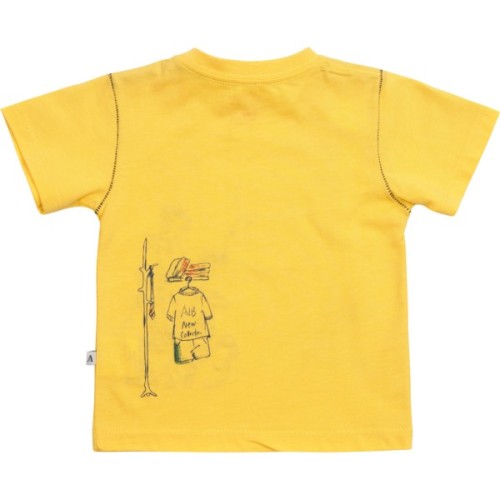 Футболка дитяча Aziz із собачками (16257-68B-yellow)