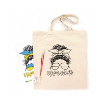 Набір для творчості Rosa екосумка-розмальовка, Ukraine 38х42см (4823098537861)