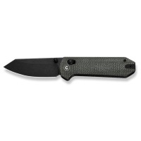 Ніж Civivi Yonder, Black Micarta, Darkwash (C23073B-1)