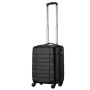 Валіза Wenger Amplar, мала, пластик, 4 колеса, чорна (653143)