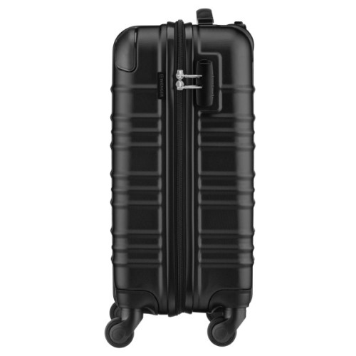 Валіза Wenger Amplar, мала, пластик, 4 колеса, чорна (653143)