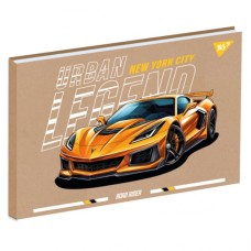 Альбом для малювання Yes А4 20 аркушів клеєний білила "Urban legend" крафт (130578)