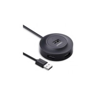 Концентратор Ugreen 4-port 1m USB 2.0 CR106 black (20277)