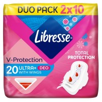 Гігієнічні прокладки Libresse Ultra Normal Soft deo 20 шт (7322540356847)