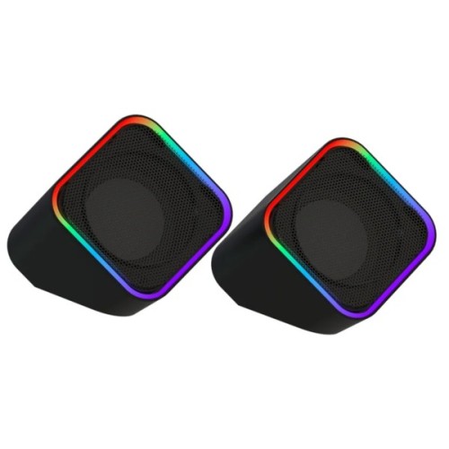 Акустична система ColorWay Cubix 2.0 RGB USB Black (CW-SPU05BK)