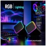Акустична система ColorWay Cubix 2.0 RGB USB Black (CW-SPU05BK)