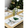 Серветка на стіл Прованс гобеленова з велюром Зимове місто 30х50 см (4823093450479)