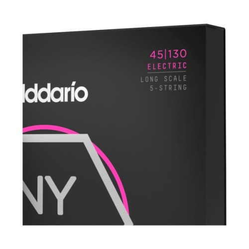Струни для гітари D'Addario NYXL Regular Light 5-String (45-130) (NYXL45130)