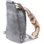 Сумка Vintage Через плече з екошкіри Сіра (22792)