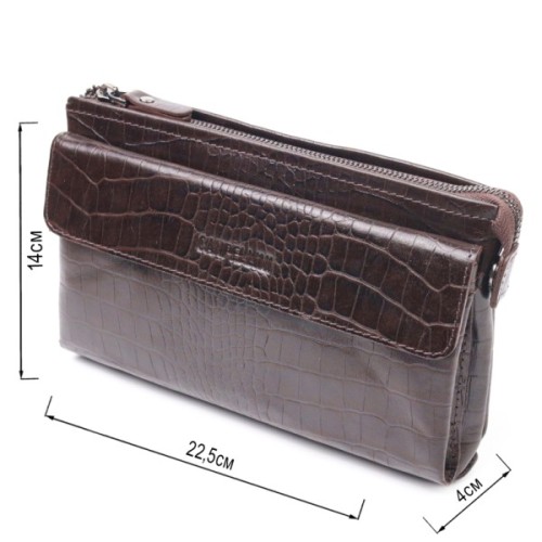 Сумка Canpellini З натуральної шкіри Коричнева (21552)