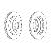 Гальмівний диск FERODO DDF1580C