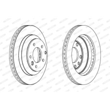 Гальмівний диск FERODO DDF1580C